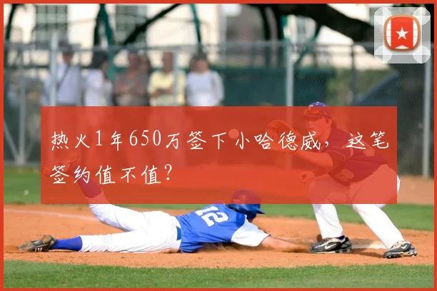 热火1年650万签下小哈德威，这笔签约值不值？